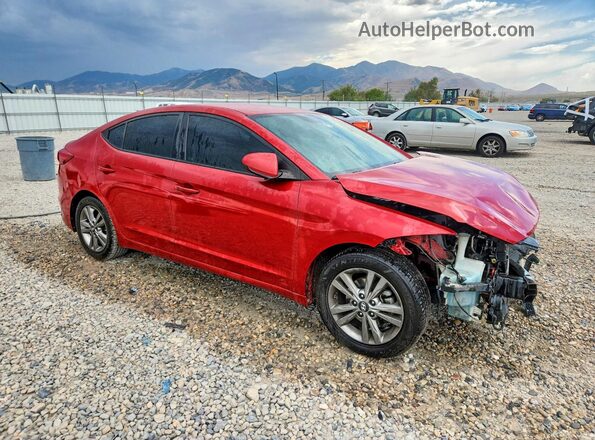 5NPD84LF5HH098250 2017 HYUNDAI ELANTRA Red წინა მარჯვენა