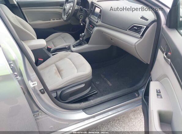 5NPD84LF5HH122269 2017 HYUNDAI ELANTRA Silver Սալոնի դիմացի տեսք