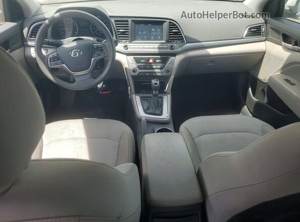 5NPD84LF5HH138147 2017 HYUNDAI ELANTRA Silver Vista del salpicadero