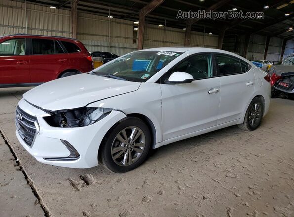 5NPD84LF5HH174887 2017 HYUNDAI ELANTRA Белый Задняя левая четверть