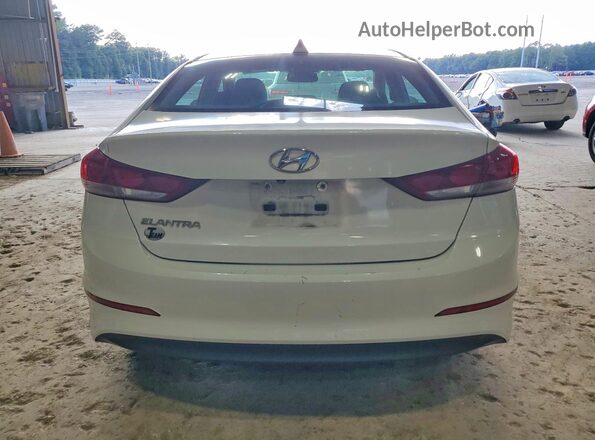 5NPD84LF5HH174887 2017 HYUNDAI ELANTRA Белый Вид задней части салона