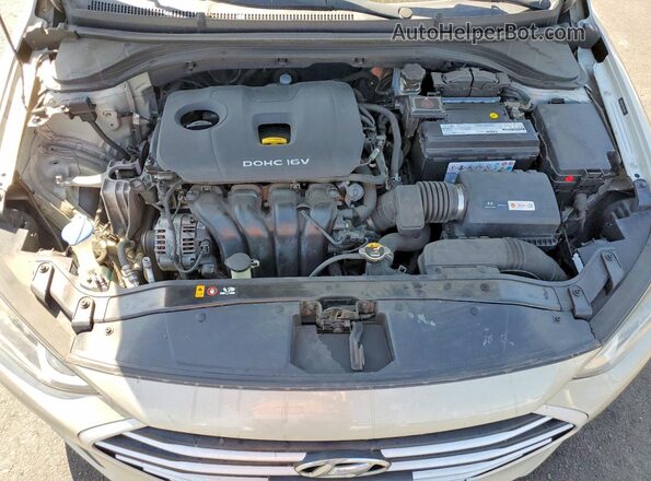 5NPD84LF5HH179944 2017 HYUNDAI ELANTRA Beige უკანა სალონის ხედი