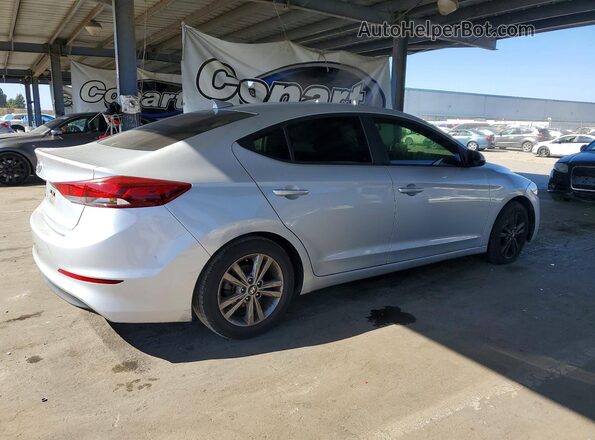 5NPD84LF5JH217937 2018 HYUNDAI ELANTRA Silver Rear right