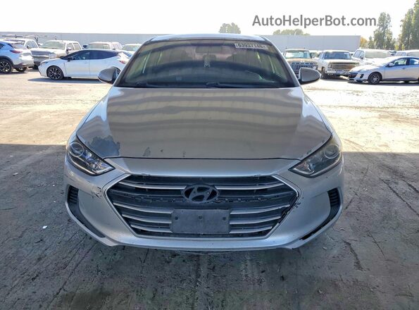 5NPD84LF5JH217937 2018 HYUNDAI ELANTRA Silver Front view
