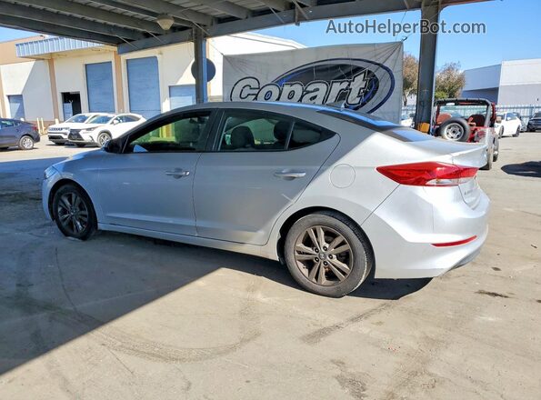 5NPD84LF5JH217937 2018 HYUNDAI ELANTRA Silver Rear left