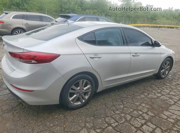 5NPD84LF5JH222636 2018 HYUNDAI ELANTRA Серебряный Задняя правая четверть