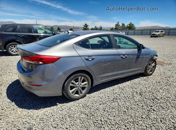 5NPD84LF5JH239727 2018 HYUNDAI ELANTRA Gray Հետևի աջ