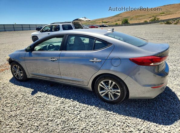 5NPD84LF5JH239727 2018 HYUNDAI ELANTRA Gray Հետևի ձախ