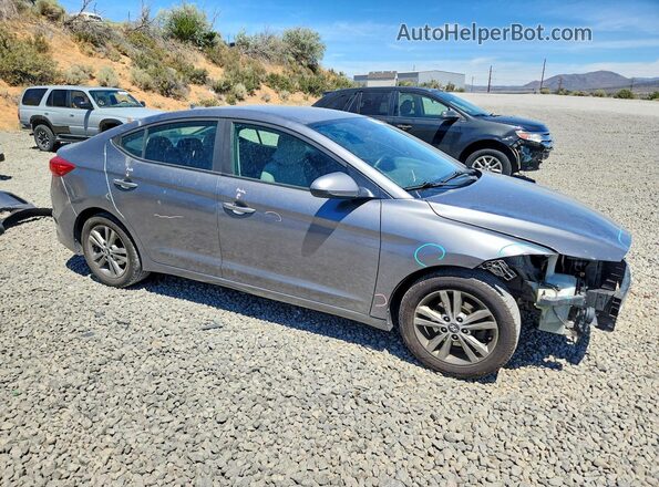5NPD84LF5JH239727 2018 HYUNDAI ELANTRA Gray Առջևի աջ