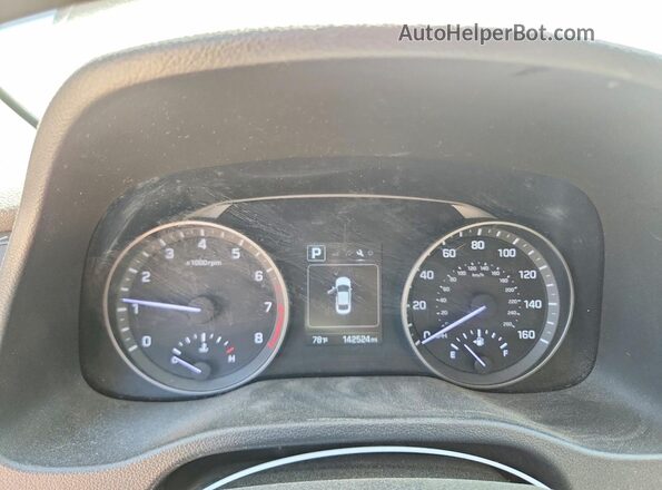 5NPD84LF5JH239727 2018 HYUNDAI ELANTRA Gray Սարքավորումների վահանակի տեսք