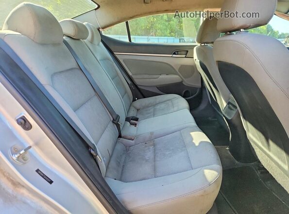 5NPD84LF5JH242577 2018 HYUNDAI ELANTRA Silver Widok tylnych siedzeń