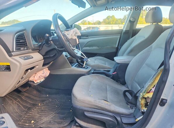 5NPD84LF5JH242577 2018 HYUNDAI ELANTRA Silver Widok wnętrza z przodu