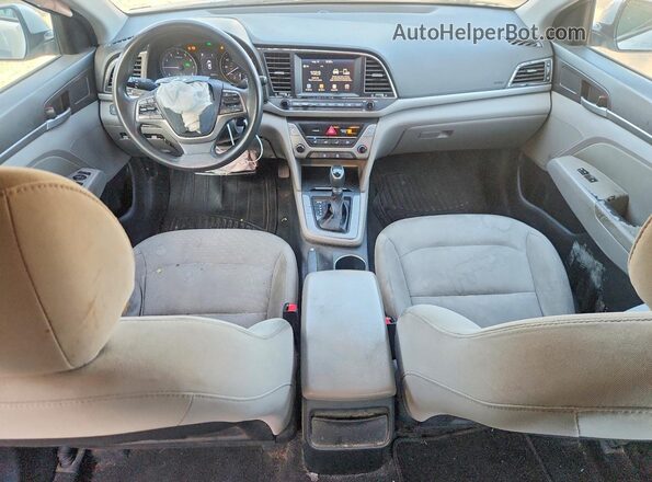 5NPD84LF5JH242577 2018 HYUNDAI ELANTRA Silver Widok deski rozdzielczej