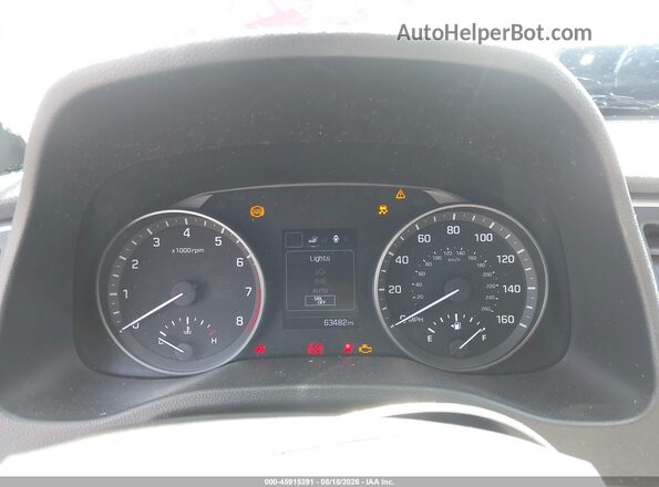 5NPD84LF5JH245219 2018 HYUNDAI ELANTRA Red უკანა სავარძლების ხედი