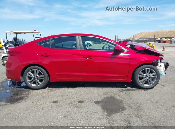 5NPD84LF5JH245219 2018 HYUNDAI ELANTRA Red სალონის 360-გრადუსიანი ხედი