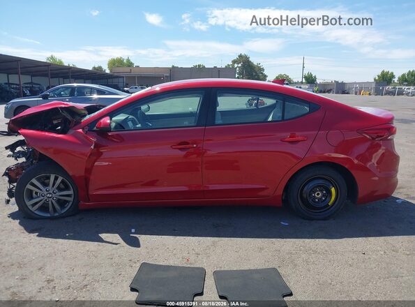 5NPD84LF5JH245219 2018 HYUNDAI ELANTRA Red 