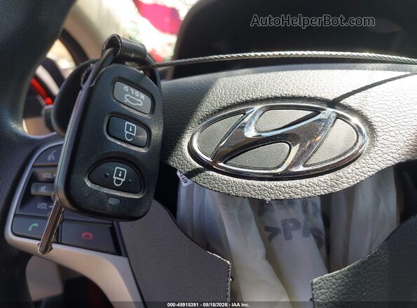 5NPD84LF5JH245219 2018 HYUNDAI ELANTRA Red წინა პანელის ხედი