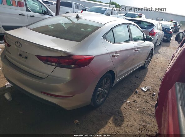 5NPD84LF5JH257354 2018 HYUNDAI ELANTRA Silver Rear right