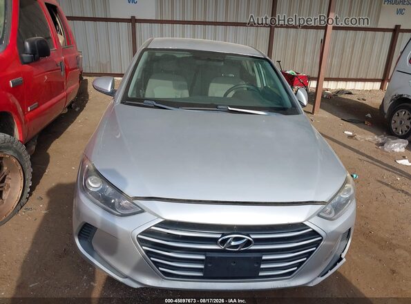 5NPD84LF5JH257354 2018 HYUNDAI ELANTRA Silver Instrument cluster view