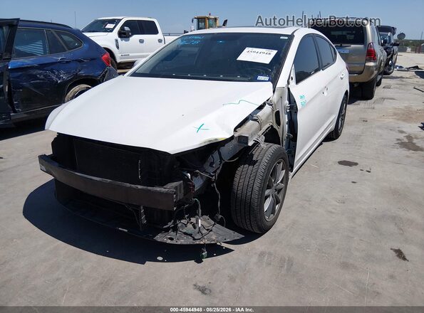 5NPD84LF5JH261551 2018 HYUNDAI ELANTRA White Front left