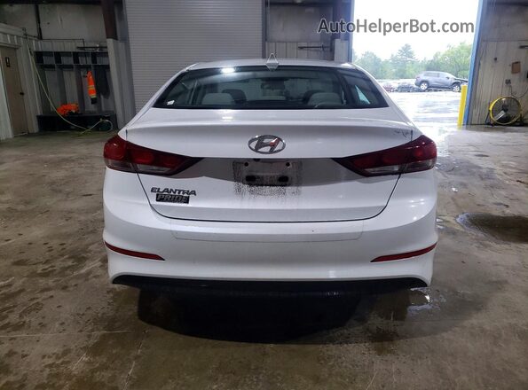 5NPD84LF5JH265373 2018 HYUNDAI ELANTRA White Вид ззаду