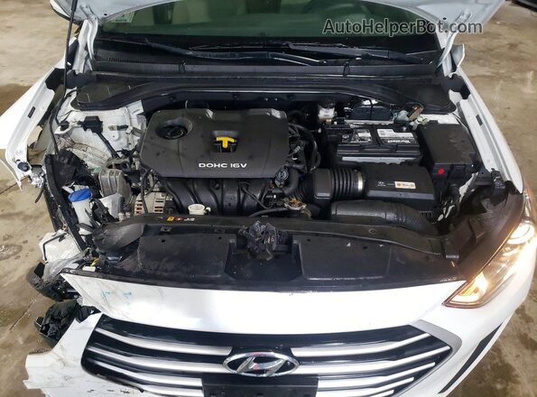 5NPD84LF5JH265373 2018 HYUNDAI ELANTRA White Вид задньої частини салону
