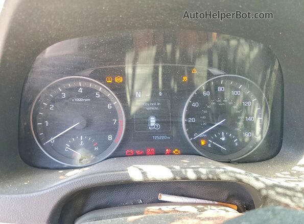 5NPD84LF5JH266314 2018 HYUNDAI ELANTRA Черный Вид щитка приборов