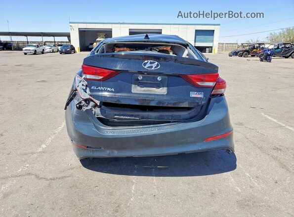 5NPD84LF5JH266314 2018 HYUNDAI ELANTRA Черный Вид сзади