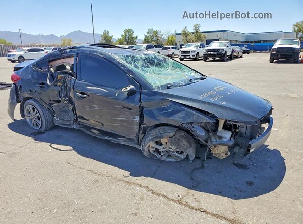 5NPD84LF5JH266314 2018 HYUNDAI ELANTRA Черный Передняя правая четверть