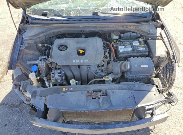 5NPD84LF5JH266314 2018 HYUNDAI ELANTRA Черный Вид задней части салона