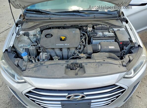 5NPD84LF5JH266555 2018 HYUNDAI ELANTRA Silver უკანა სალონის ხედი