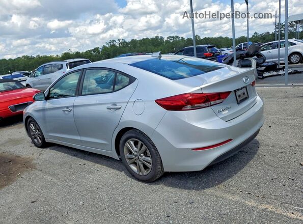5NPD84LF5JH266555 2018 HYUNDAI ELANTRA Silver უკანა მარცხენა
