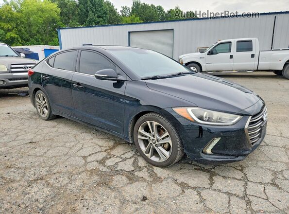 5NPD84LF5JH277989 2018 HYUNDAI ELANTRA Черный Передняя правая четверть