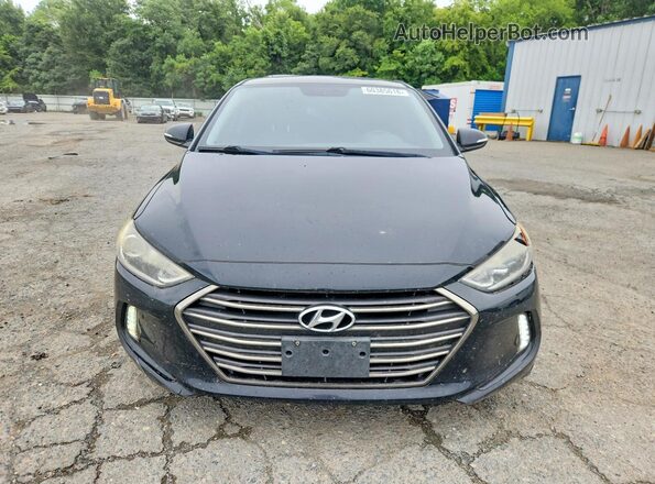 5NPD84LF5JH277989 2018 HYUNDAI ELANTRA Черный Вид спереди
