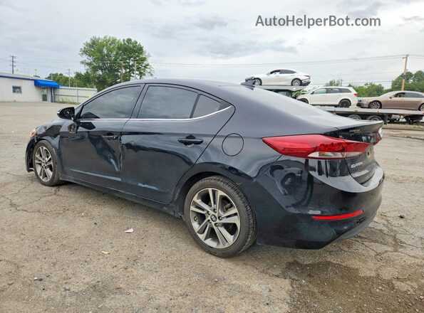 5NPD84LF5JH277989 2018 HYUNDAI ELANTRA Черный Задняя левая четверть