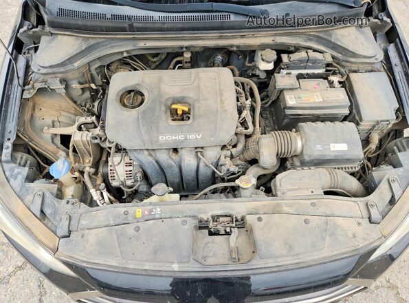 5NPD84LF5JH277989 2018 HYUNDAI ELANTRA Черный Вид задней части салона