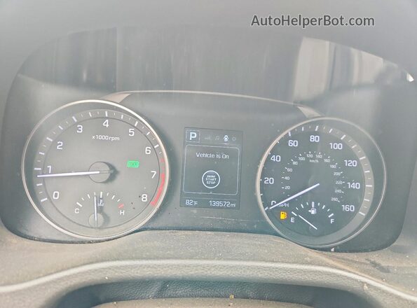 5NPD84LF5JH277989 2018 HYUNDAI ELANTRA Черный Вид щитка приборов