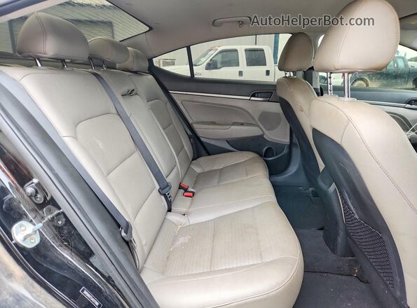5NPD84LF5JH277989 2018 HYUNDAI ELANTRA Черный Вид задних сидений