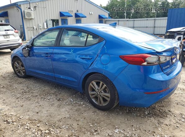 5NPD84LF5JH288717 2018 HYUNDAI ELANTRA Blue Задня ліва чверть
