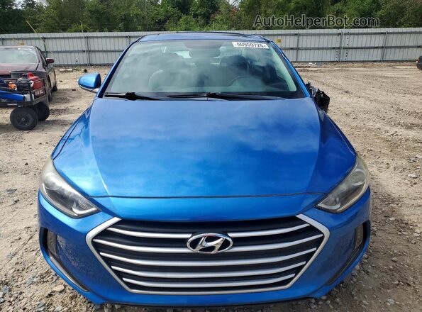 5NPD84LF5JH288717 2018 HYUNDAI ELANTRA Blue Вид спереду