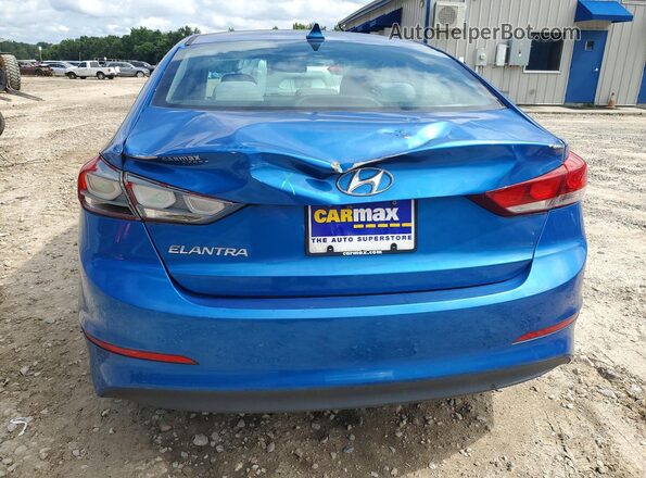 5NPD84LF5JH288717 2018 HYUNDAI ELANTRA Blue Вид ззаду