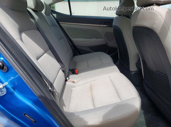 5NPD84LF5JH288717 2018 HYUNDAI ELANTRA Blue Вид задніх сидінь
