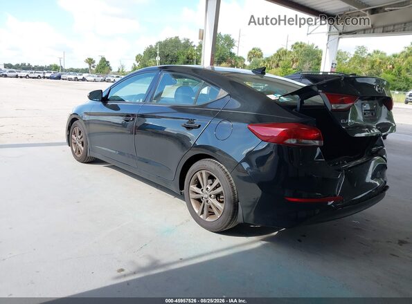 5NPD84LF5JH299099 2018 HYUNDAI ELANTRA Black Rear left