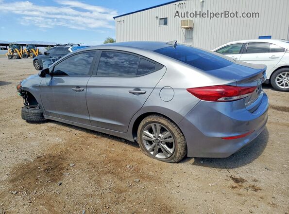 5NPD84LF5JH309520 2018 HYUNDAI ELANTRA Gray Tył lewy