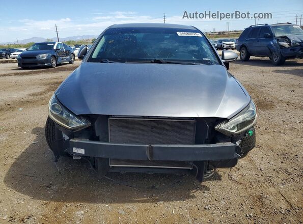 5NPD84LF5JH309520 2018 HYUNDAI ELANTRA Gray Widok z przodu