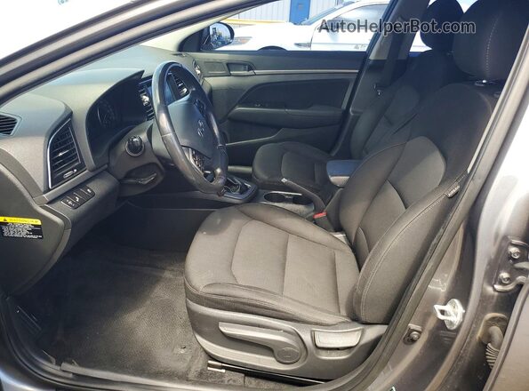 5NPD84LF5JH309520 2018 HYUNDAI ELANTRA Gray Widok wnętrza z przodu