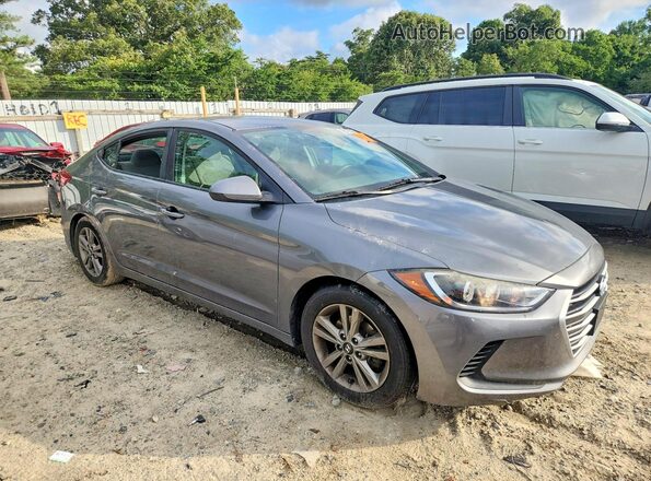 5NPD84LF5JH311719 2018 HYUNDAI ELANTRA Gray Front right