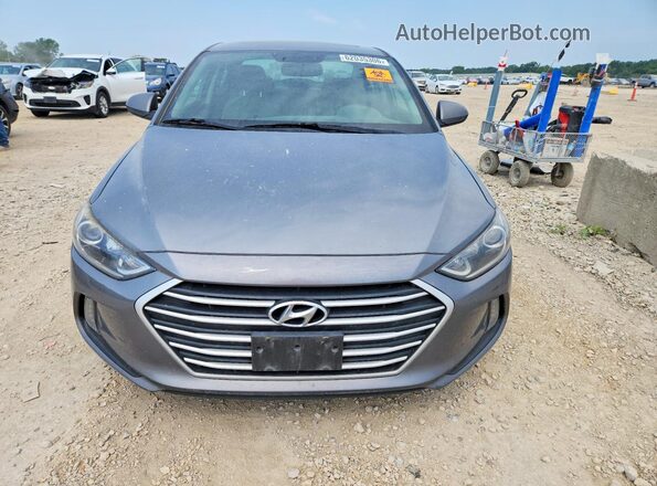 5NPD84LF5JH321814 2018 HYUNDAI ELANTRA Gray Вид спереду