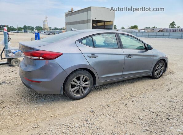 5NPD84LF5JH321814 2018 HYUNDAI ELANTRA Gray Задня права чверть