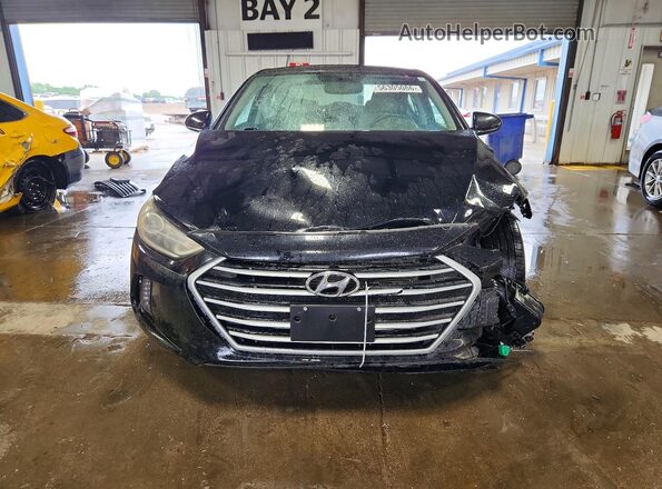5NPD84LF5JH324261 2018 HYUNDAI ELANTRA Black Դիմացի տեսք